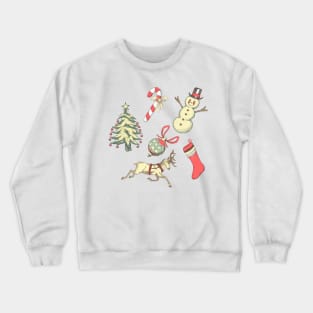 Vintage Style Christmas Crewneck Sweatshirt